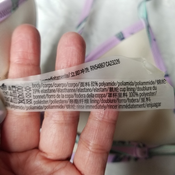 PINK by Victoria's Secret Leaf Padded PushUp Bra Size S - Picture 7 of 9